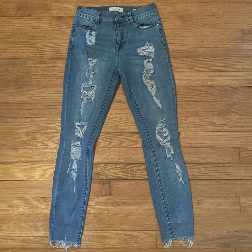 Pacsun Distressed High-Rise Ankle Jegging Size 25